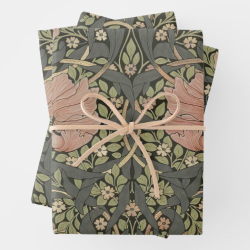 William Morris Pimpernel Vintage Pattern Wrapping  Wrapping Paper Sheets