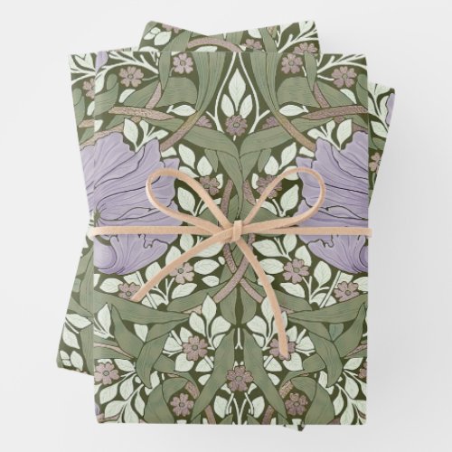 William Morris Pimpernel Vintage Pattern Wrapping  Wrapping Paper Sheets