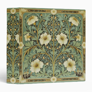 William Morris  Pimpernel Vintage Pre-Raphaelite 3 Ring Binder