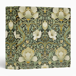 William Morris Pimpernel Vintage Pre-Raphaelite 3 Ring Binder