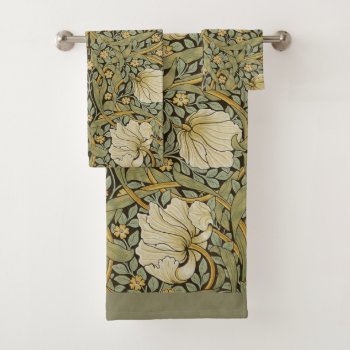 William Morris Pimpernel Vintage Pre-raphaelite Bath Towel Set by artfoxx at Zazzle