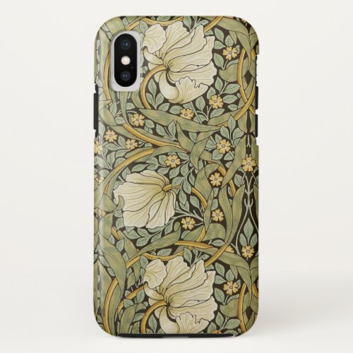 William Morris Pimpernel Vintage Pre_Raphaelite iPhone XS Case