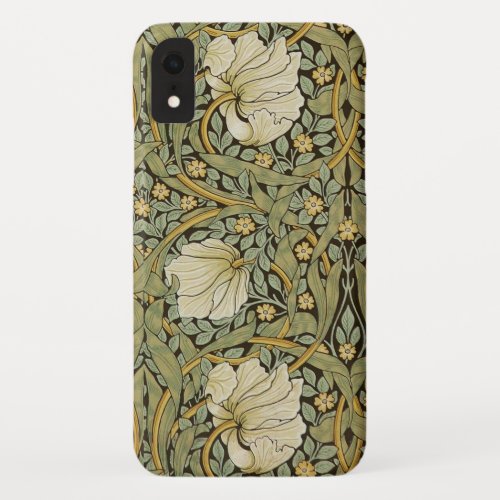 William Morris Pimpernel Vintage Pre_Raphaelite iPhone XR Case