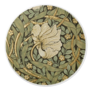 William Morris  Pimpernel Vintage Pre-Raphaelite Ceramic Knob