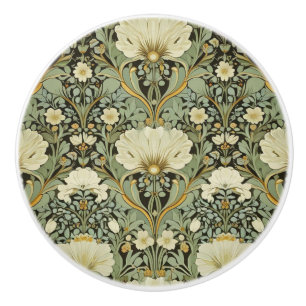 William Morris  Pimpernel Vintage Pre-Raphaelite Ceramic Knob