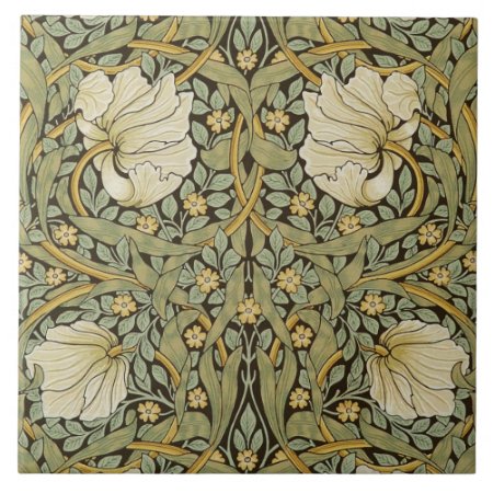 William Morris Pimpernel Vintage Pre-raphaelite Ceramic Tile