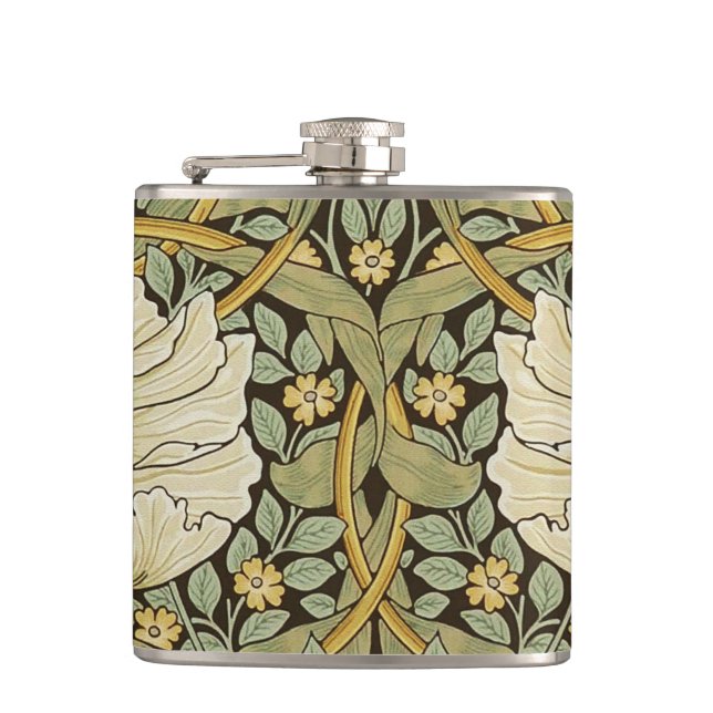 William Morris Pimpernel Vintage Pre-Raphaelite Flask (Front)