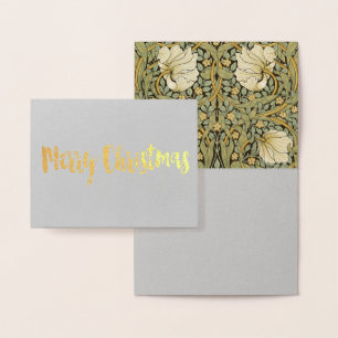 William Morris Pimpernel Vintage Pre-Raphaelite Foil Card