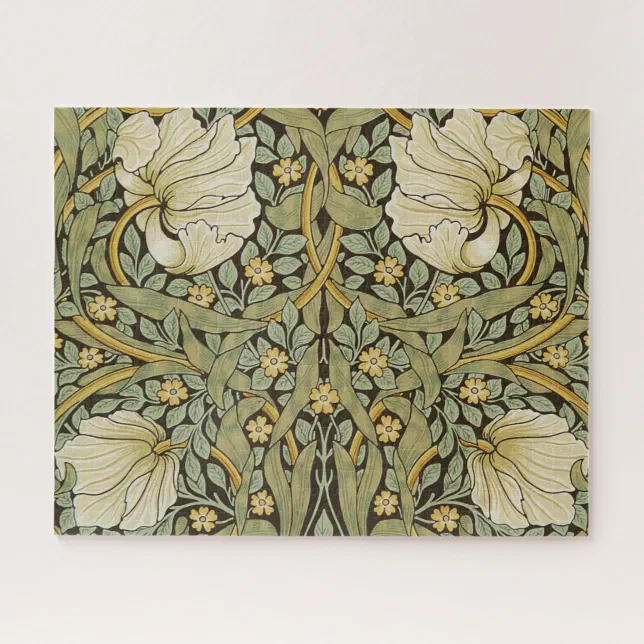 William Morris Pimpernel Vintage Pre-Raphaelite Jigsaw Puzzle | Zazzle