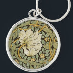 William Morris Pimpernel Vintage Pre-Raphaelite Keychain<br><div class="desc">William Morris Pimpernel Floral Vintage Art Wallpaper Design William Morris was an English textile designer, artist, writer, and socialist associated with the Pre-Raphaelite Brotherhood and British Arts and Crafts Movement. He founded a design firm in partnership with the artist Edward Burne-Jones, and the poet and artist Dante Gabriel Rossetti which...</div>