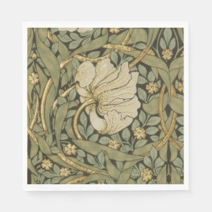 William Morris Pimpernel Vintage Pre-Raphaelite Napkins