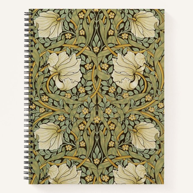 William Morris Pimpernel Vintage Pre-Raphaelite Notebook (Front)