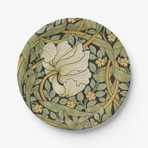 William Morris Pimpernel Vintage Pre-Raphaelite Paper Plates