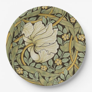 William Morris Pimpernel Vintage Pre-Raphaelite Paper Plates