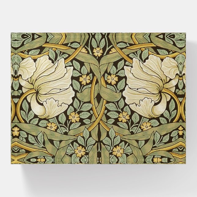 William Morris Pimpernel Vintage Pre-Raphaelite Paperweight (Front)