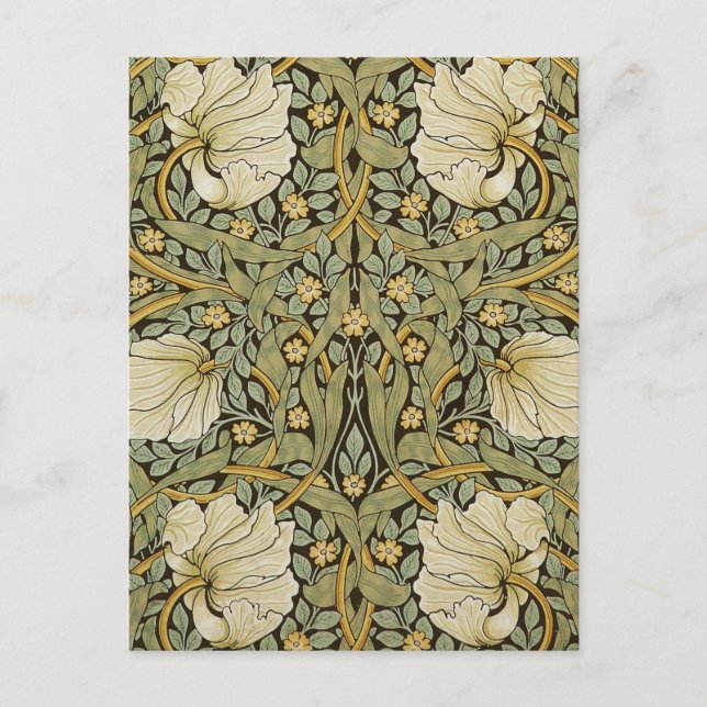 William Morris Pimpernel Vintage Pre-Raphaelite Postcard (Front)
