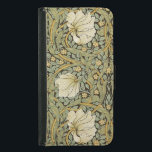 William Morris Pimpernel Vintage Pre-Raphaelite Samsung Galaxy S5 Wallet Case<br><div class="desc">William Morris Pimpernel Floral Vintage Art Wallpaper Design William Morris was an English textile designer, artist, writer, and socialist associated with the Pre-Raphaelite Brotherhood and British Arts and Crafts Movement. He founded a design firm in partnership with the artist Edward Burne-Jones, and the poet and artist Dante Gabriel Rossetti which...</div>