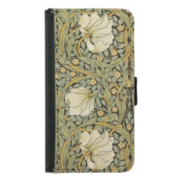 William Morris Pimpernel Vintage Pre-Raphaelite Samsung Galaxy S5 Wallet Case