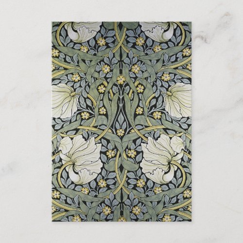 William Morris _ Pimpernel  Wallpaper Design Enclosure Card