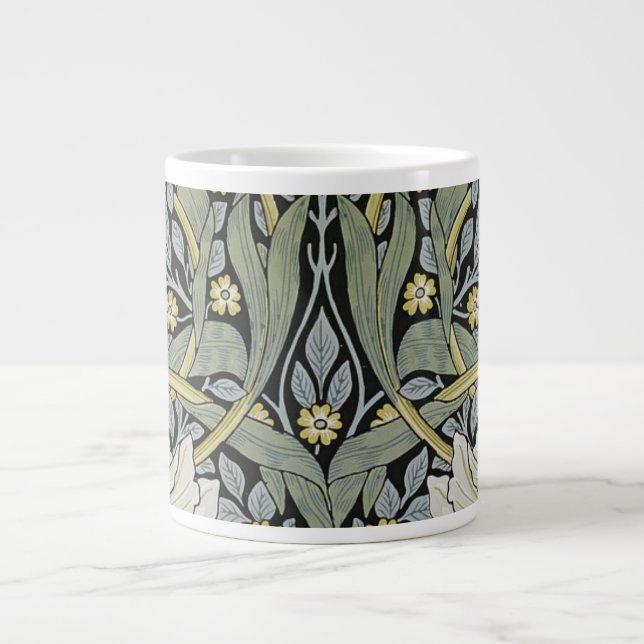 William Morris - Pimpernel  Wallpaper Design Giant Coffee Mug (Front)