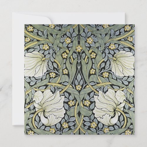 William Morris _ Pimpernel  Wallpaper Design Invitation