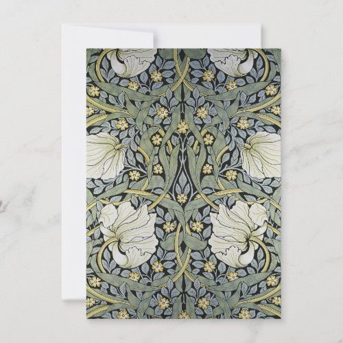 William Morris _ Pimpernel  Wallpaper Design Invitation