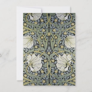 William Morris - Pimpernel Wallpaper Design Thank You Card