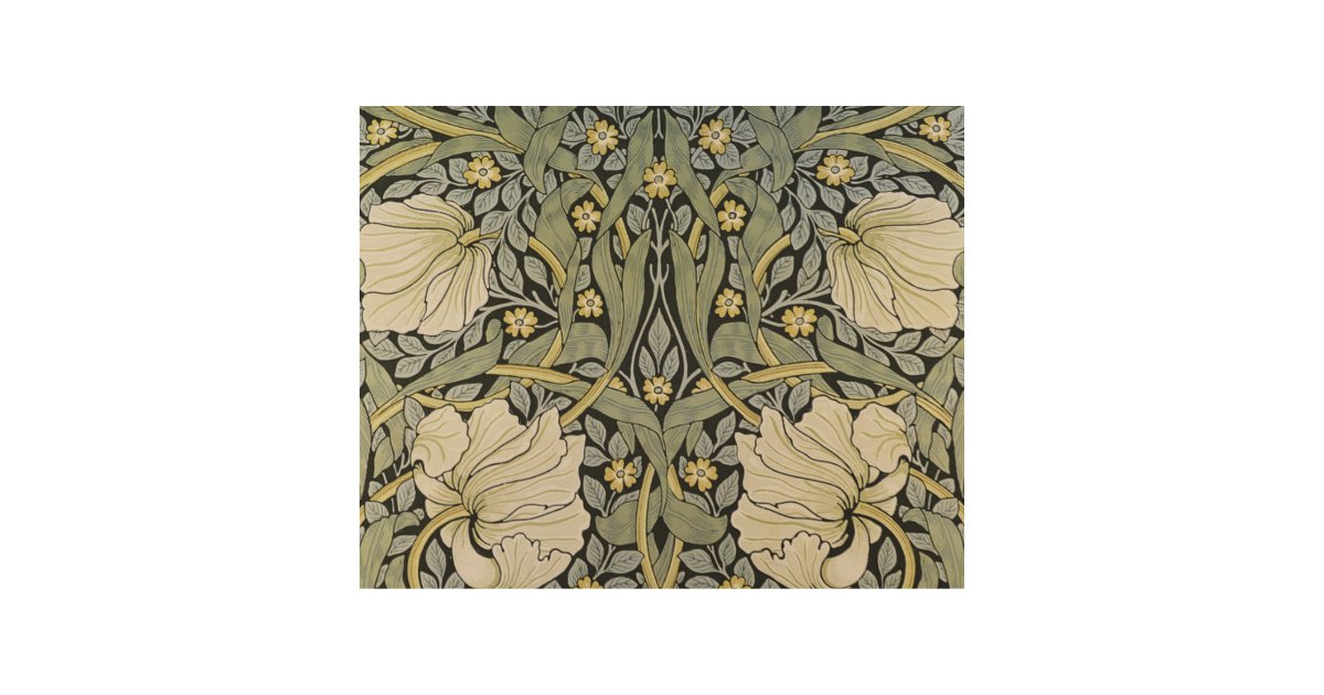 William Morris - Pimpernel Wallpaper Design Wood Wall Art | Zazzle