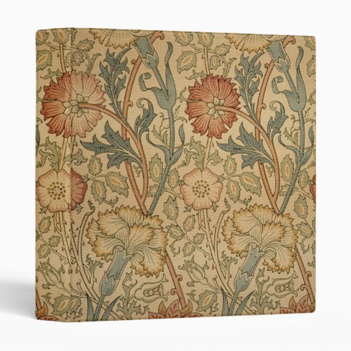 William Morris Pink and Rose Print 3 Ring Binder