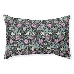 William Morris Pink Poppy Botanical Victorian Pet Bed