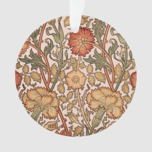 William Morris Pink Rose Flower Wallpaper Pattern Ornament