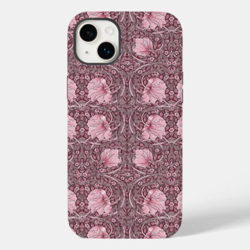 William Morris pink tulipsvintage Victorian chic Case_Mate iPhone 14 Plus Case