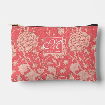 William Morris - Pink Wild Tulips & Monogram 