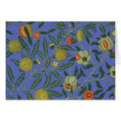William Morris Pomegranate Blue Colorful Wallpaper (Front Horizontal)