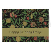 William Morris Pomegranate Classic Fruit (Front Horizontal)