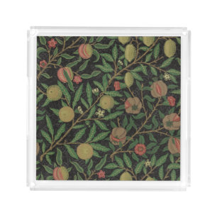 William Morris Pomegranate Classic Fruit Acrylic Tray