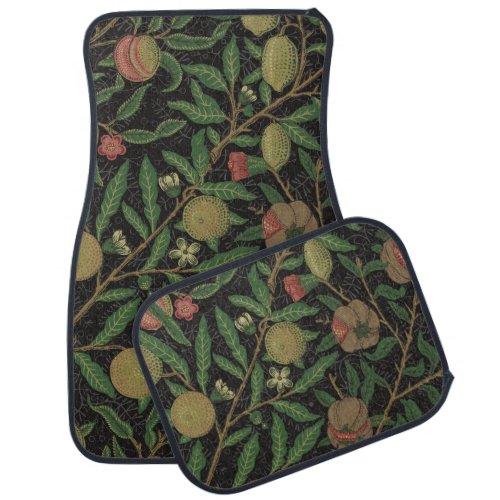 William Morris Pomegranate Classic Fruit Car Floor Mat