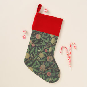 William Morris Pomegranate Classic Fruit Christmas Stocking