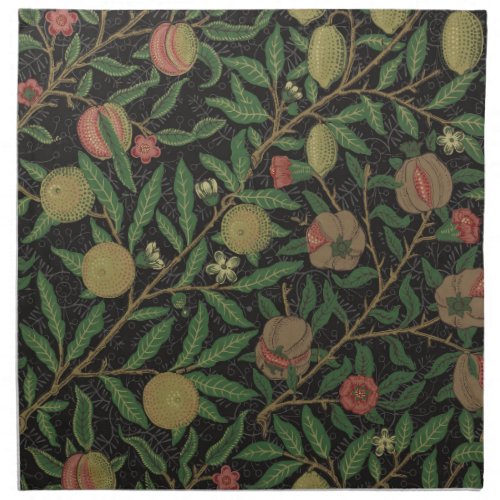 William Morris Pomegranate Classic Fruit Cloth Napkin