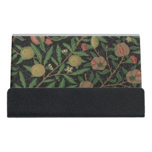William Morris Pomegranate Classic Fruit Desk Business Card Holder