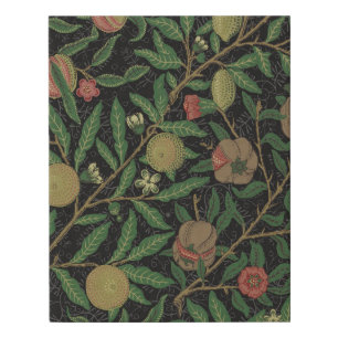 William Morris Pomegranate Classic Fruit Faux Canvas Print