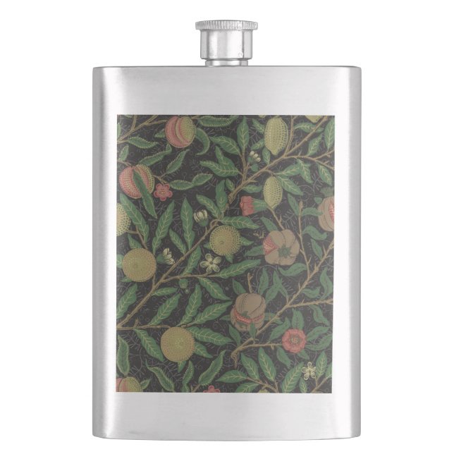 William Morris Pomegranate Classic Fruit Flask (Front)