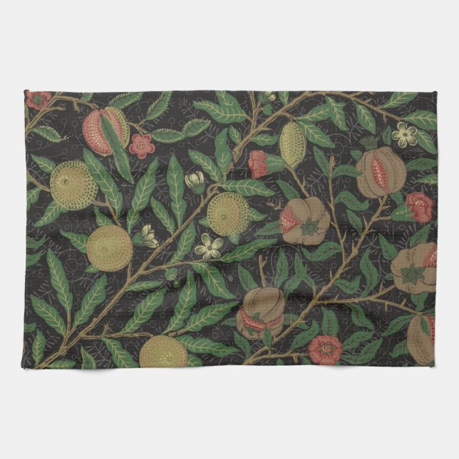 William Morris Pomegranate Classic Fruit Kitchen Towel (Horizontal)