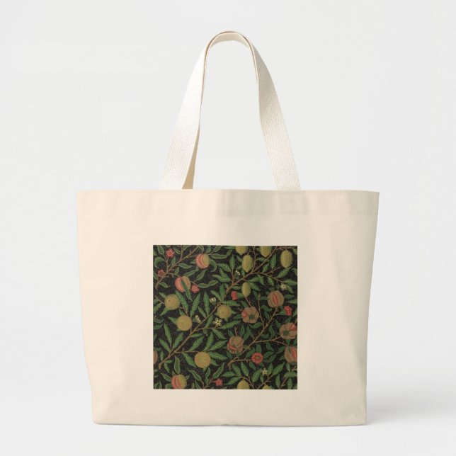 William Morris Pomegranate Classic Fruit Large Tote Bag (Front)