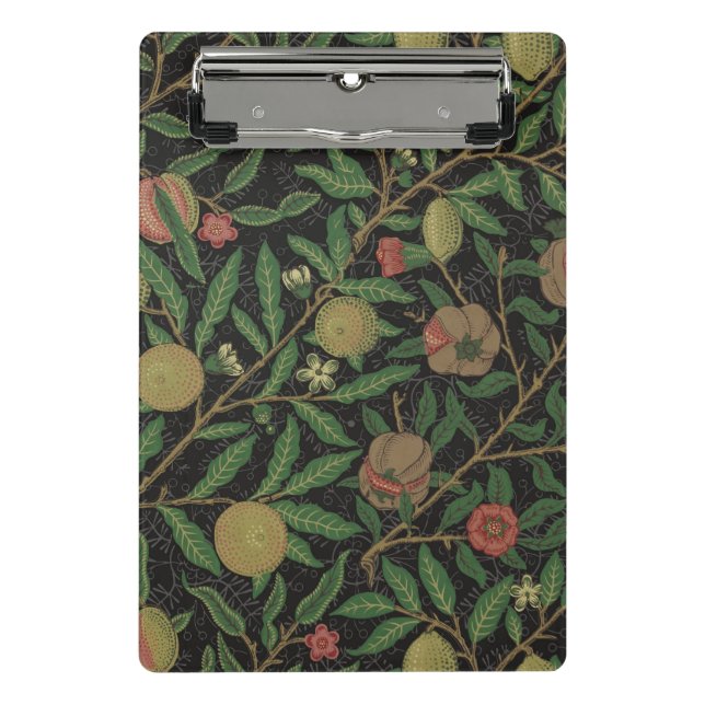 William Morris Pomegranate Classic Fruit Mini Clipboard (Front)