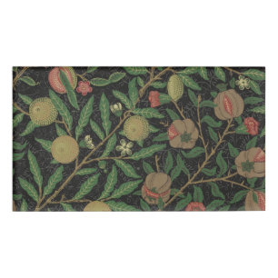 William Morris Pomegranate Classic Fruit Name Tag