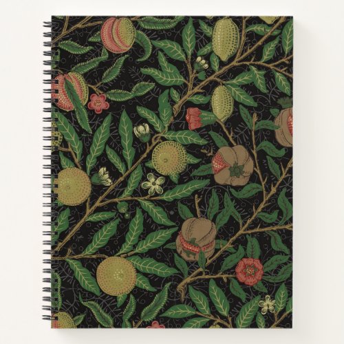 William Morris Pomegranate Classic Fruit Notebook
