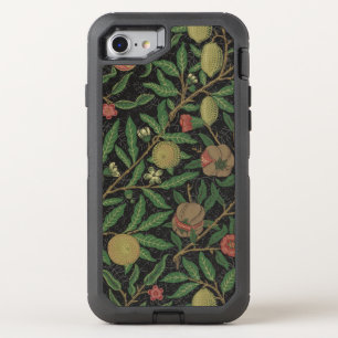 William Morris Pomegranate Classic Fruit OtterBox Defender iPhone SE/8/7 Case