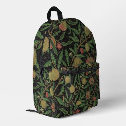 William Morris Pomegranate Classic Fruit Printed Backpack