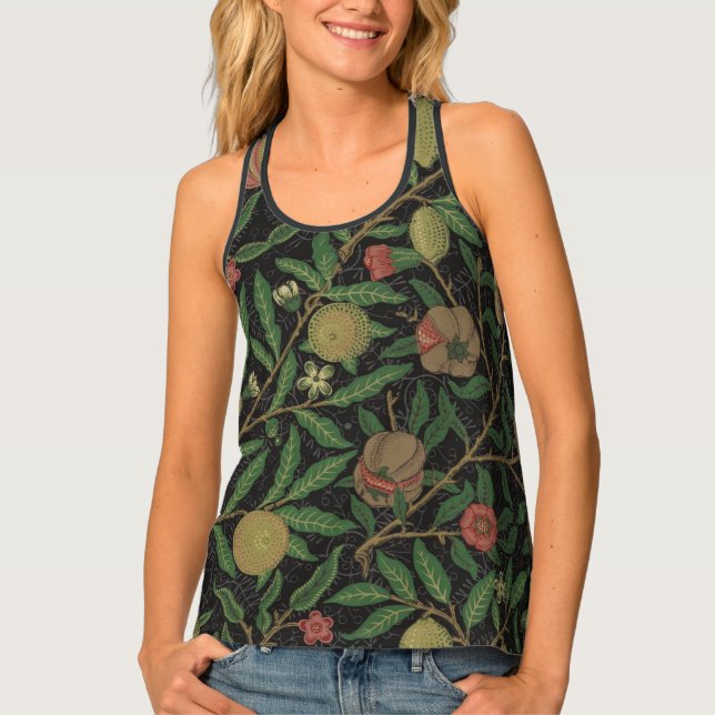 William Morris Pomegranate Classic Fruit Tank Top (Front)